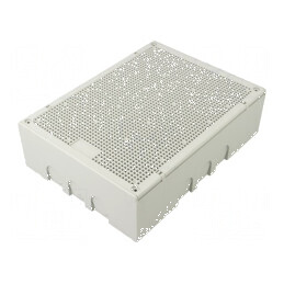 Carcasă montare pe perete gri deschis - Suport perete pentru dispozitive | Electronic-mag.ro | Componente Electronice