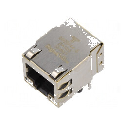 Conector RJ45 ecranat cu diodă LED | Electronic-mag.ro | Componente Electronice