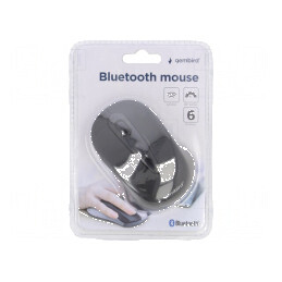 Mouse optic fără fir neagră Bluetooth | Electronic-mag.ro | Componente Electronice