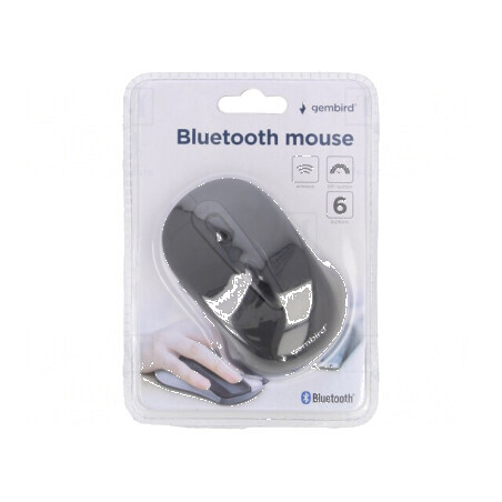 Mouse optic fără fir neagră Bluetooth | Electronic-mag.ro | Componente Electronice