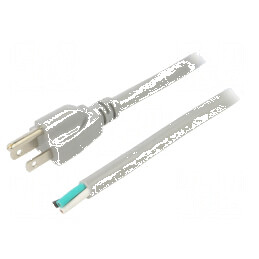 Cablu de alimentare NEMA 5-15, PVC, 5m, gri | Electronic-mag.ro | Componente Electronice