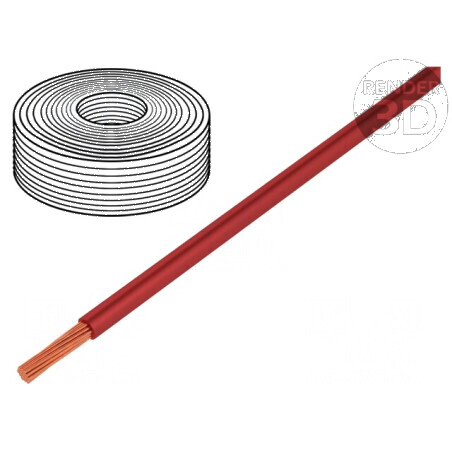 Cablu LiY litat Cu PVC roşu 50m | Electronic-mag.ro | Componente Electronice
