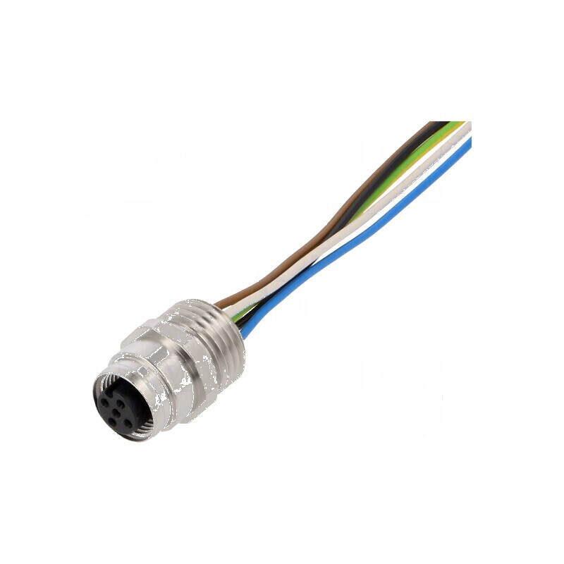 Conector M12 soclu PIN 5 mamă A-DeviceNet / CANopen 2m - Conector M12 soclu PIN 5 mamă A-DeviceNet / CANopen 2m | Electronic-mag.ro | Componente Electronice