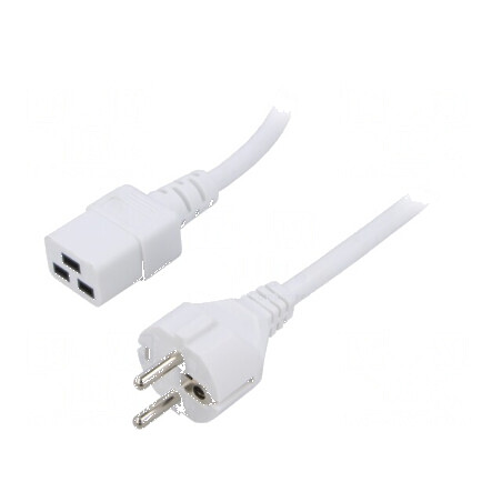 Cablu de alimentare alb de 5 metri | Electronic-mag.ro | Componente Electronice