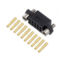 Kit conector cablu femel 5 5 Pos. | Electronic-mag.ro | Componente Electronice