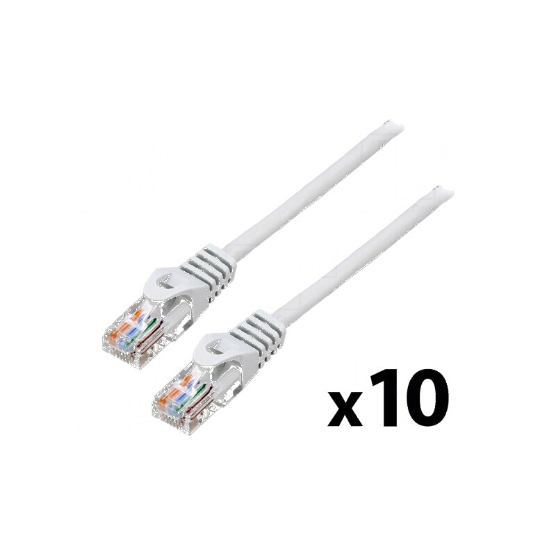 Patch cord UTP 6 gri 3m 10 buc | Electronic-mag.ro | Componente Electronice