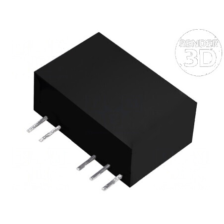 Convertor DC/DC 1W 4,5-5,5V la 15VDC 66mA SIP | Electronic-mag.ro | Componente Electronice