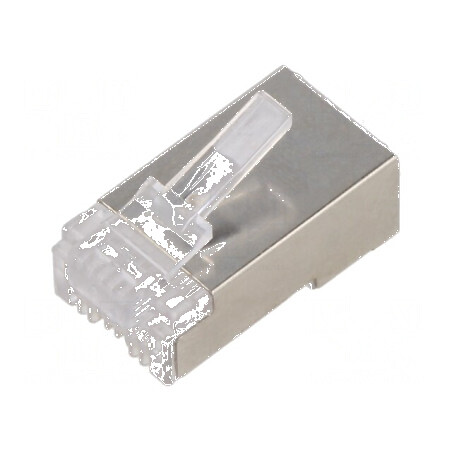 Conector RJ45 Cat 5e ecranat | Electronic-mag.ro | Componente Electronice