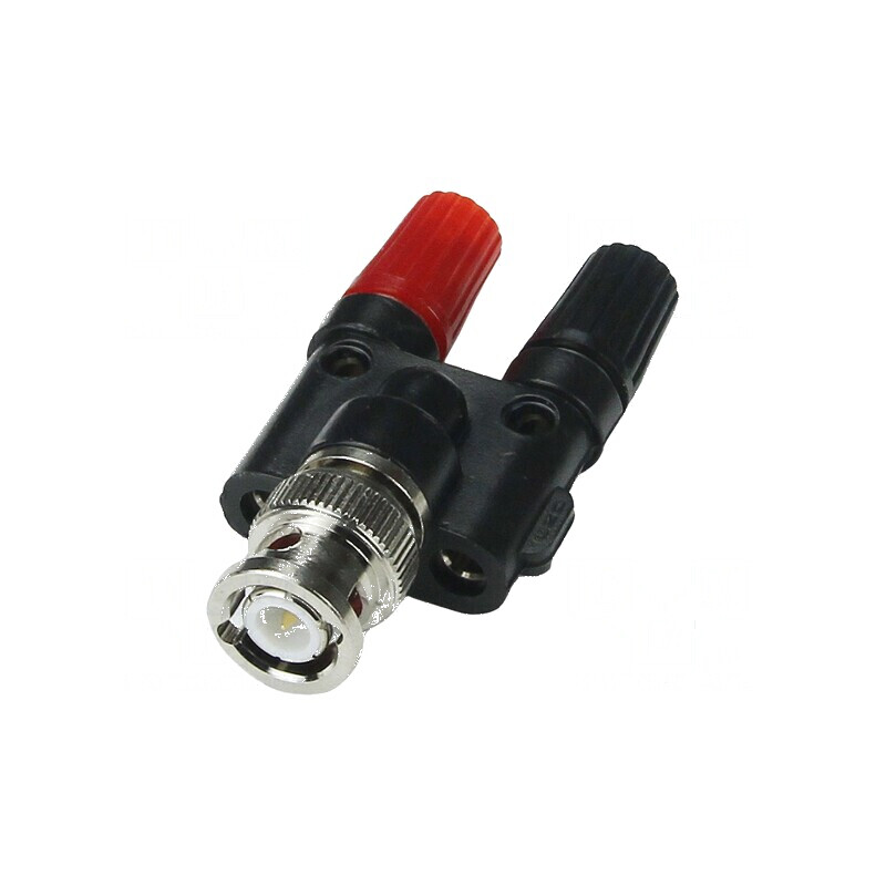 Adaptor banană BNC 50Ω 500V | Electronic-mag.ro | Componente Electronice