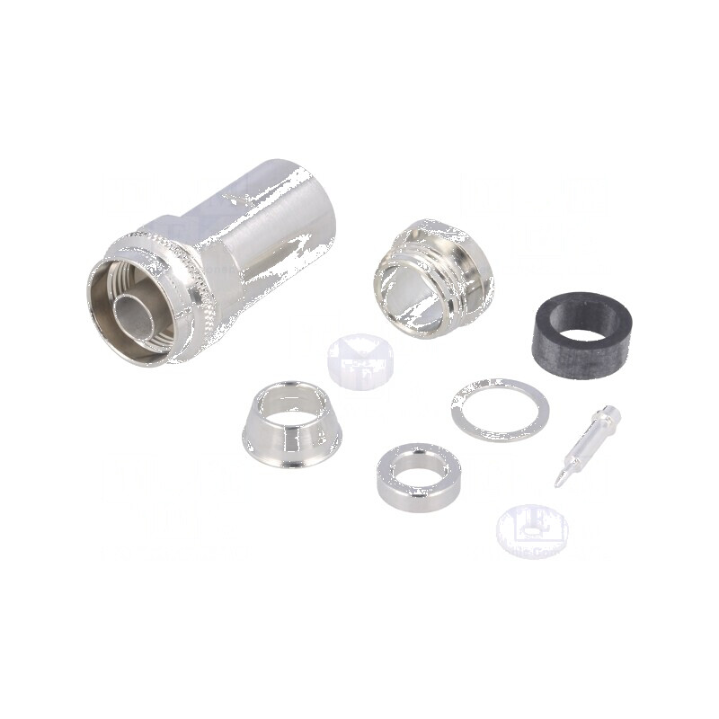 Conector N mufă tată drept 50Ω pe cablu RG213/RG214/RG393 | Electronic-mag.ro | Componente Electronice