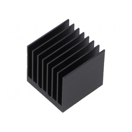 Radiator extrudat cu aripioare BGA neagră | Electronic-mag.ro | Componente Electronice