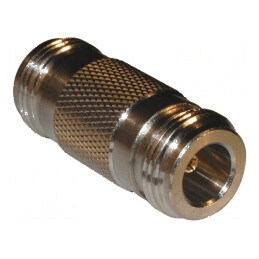 Adaptor N mamă cu izolaţie PTFE din ambele părţi, 50Ω | Electronic-mag.ro | Componente Electronice