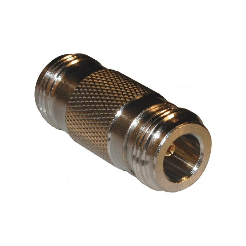 Adaptor N mamă cu izolaţie PTFE din ambele părţi, 50Ω | Electronic-mag.ro | Componente Electronice