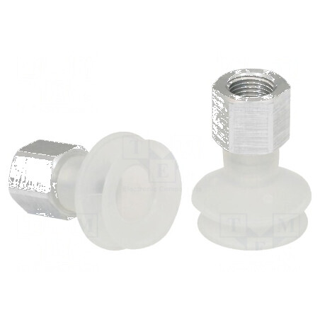 Ventuză cu diametru de 22mm, filet G1/8, duritate Shore 55 - 1,4cm3: Ventuză cu diametru de 22mm | Electronic-mag.ro | Componente Electronice