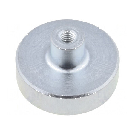 Magnet neodim Ø25mm 200N fixare oţel 7mm | Electronic-mag.ro | Componente Electronice