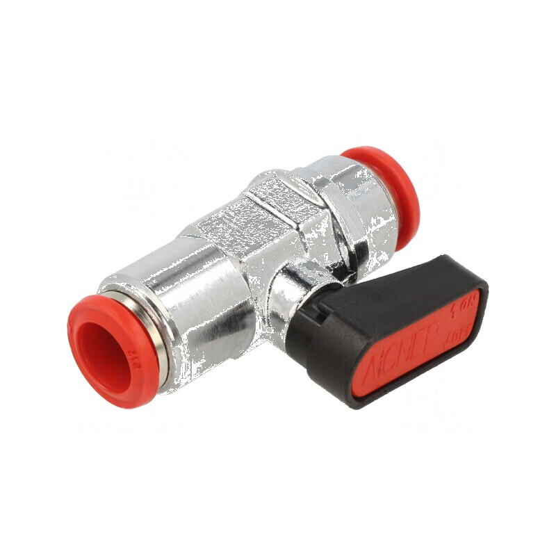 Robinet mecanic cu bilă din alamă nichelată 12mm | Electronic-mag.ro | Componente Electronice