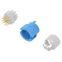 Conector: M23 12-pin tată lipire | Electronic-mag.ro | Componente Electronice