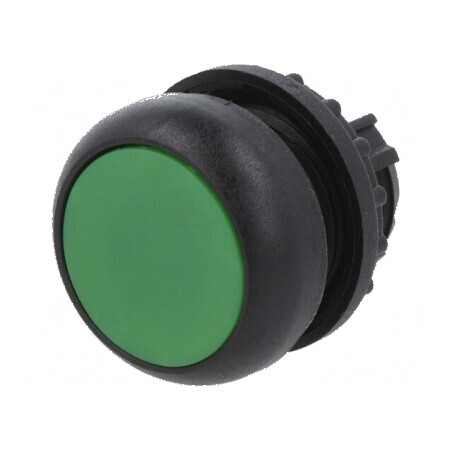 Comutator acţionat prin apăsare 22mm cu 2 poziţii verzi | Electronic-mag.ro | Componente Electronice