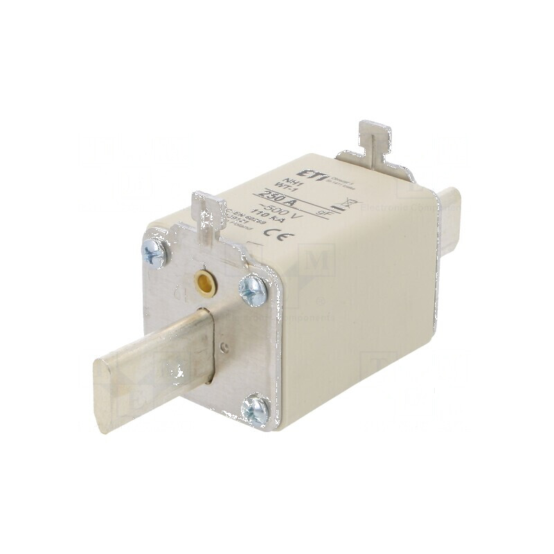 Siguranţă cu ardere rapidă 250A 500VAC NH1 WT-NH - Siguranţă cu ardere rapidă 250A 500VAC NH1 | Electronic-mag.ro | Componente Electronice