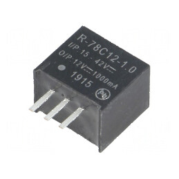 Convertor DC/DC de la 15-42V la 12V 1A | Electronic-mag.ro | Componente Electronice