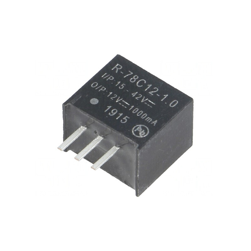 Convertor DC/DC de la 15-42V la 12V 1A | Electronic-mag.ro | Componente Electronice