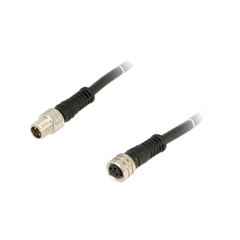 Cablu pentru senzori M8-M8 3 pini | Electronic-mag.ro | Componente Electronice