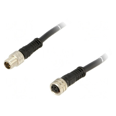 Cablu pentru senzori M8-M8 3 pini | Electronic-mag.ro | Componente Electronice
