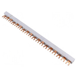 Bară colectoare PVC 12mm2 - 3 Poli 400V 80A | Electronic-mag.ro | Componente Electronice
