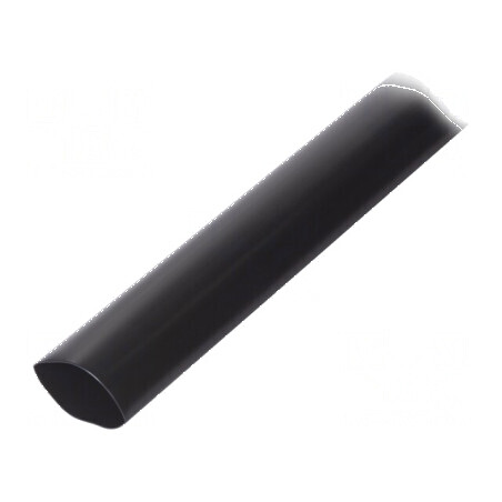 Manşon termocontractabil neagră 63mm, 1m | Electronic-mag.ro | Componente Electronice