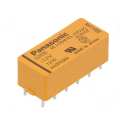 Releu electromagnetic cu dublă turație 12VDC | Electronic-mag.ro | Componente Electronice