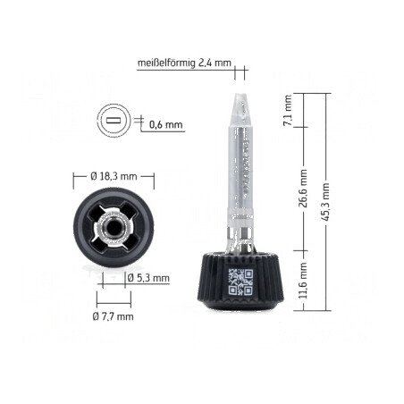 Vârf tip şurubelniţă pentru staţie de lipit | Electronic-mag.ro | Componente Electronice