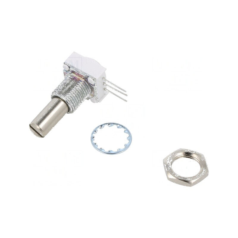 Potenţiometru axial 100kΩ 1W 6,35mm THT Ax: fină | Electronic-mag.ro | Componente Electronice