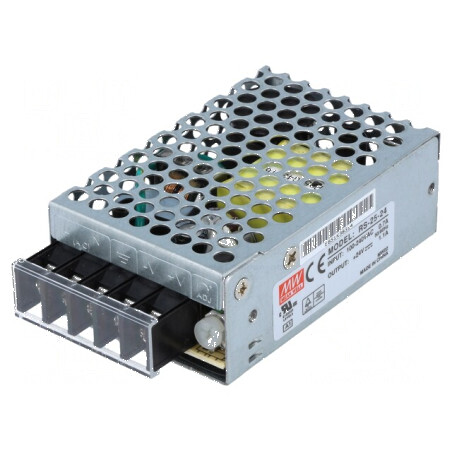 Alimentator pulsatoriu modular 25W 24VDC 1,1A | Electronic-mag.ro | Componente Electronice