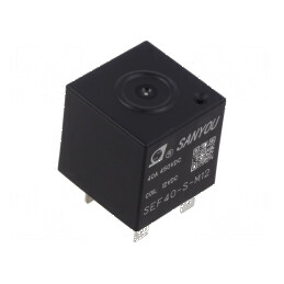 Releu electromagnetic SPST-NO Ubobină 12VDC 40A panou | Electronic-mag.ro | Componente Electronice