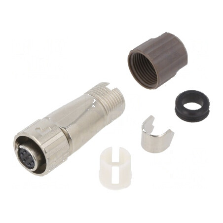 Conector circular LF mufă mamă 6 PIN | Electronic-mag.ro | Componente Electronice