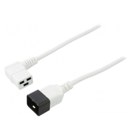 Cablu de alimentare alb 5m | Electronic-mag.ro | Componente Electronice