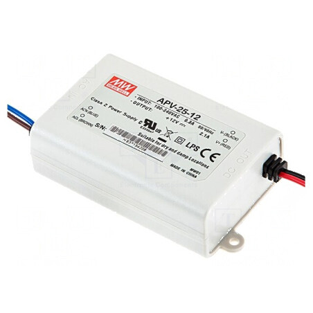 Alimentator LED 25W 15VDC 1,68A IP42 | Electronic-mag.ro | Componente Electronice