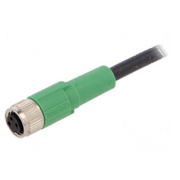 Cablu de conectare M8 PIN: 3 drept 3m | Electronic-mag.ro | Componente Electronice