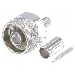 Conector: N mufă tată drept 50Ω - Conector N mufă tată drept 50Ω | Electronic-mag.ro | Componente Electronice