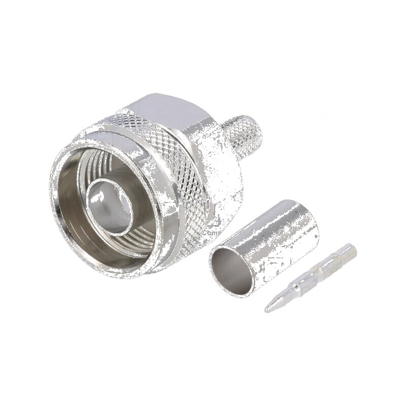 Conector: N mufă tată drept 50Ω - Conector N mufă tată drept 50Ω | Electronic-mag.ro | Componente Electronice