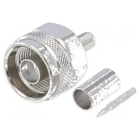 Conector: N mufă tată drept 50Ω - Conector N mufă tată drept 50Ω | Electronic-mag.ro | Componente Electronice