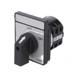 Comutator cu came OFF-ON pentru încastrare - Gri | Electronic-mag.ro | Componente Electronice