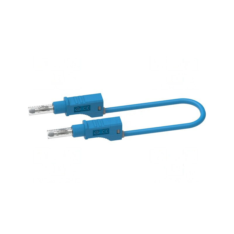 Cablu de măsurare cu mufă banană 4 mm - 12A | Electronic-mag.ro | Componente Electronice