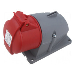 Conector AC trifazat 16A 415VAC IP44 | Electronic-mag.ro | Componente Electronice