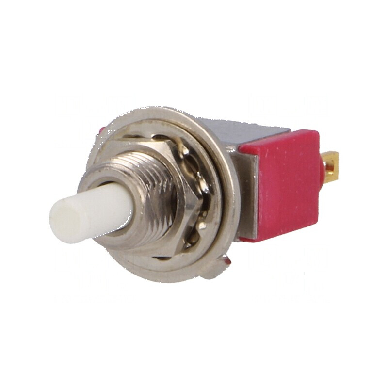 Comutator cu acţionare prin apăsare 2 SPDT ON-(ON) | Electronic-mag.ro | Componente Electronice