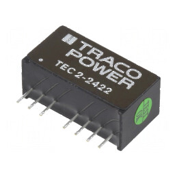 Convertor DC/DC 2W 18-36V la 12V/-12V SIP8 - Convertor de tensiune compact | Electronic-mag.ro | Componente Electronice