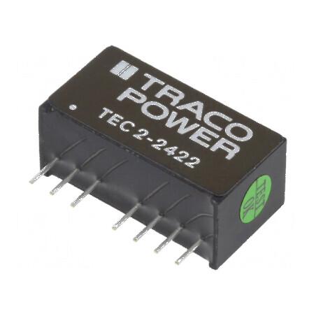 Convertor DC/DC 2W 18-36V la 12V/-12V SIP8 - Convertor de tensiune compact | Electronic-mag.ro | Componente Electronice