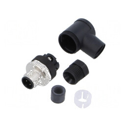Conector M12 PIN 4 tată DeviceNet/CANopen 250V | Electronic-mag.ro | Componente Electronice