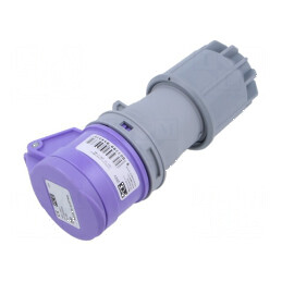 Conector AC mufă mamă 16A 24VAC IP44 | Electronic-mag.ro | Componente Electronice