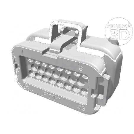 Conector auto AMPSEAL pe cablu - 23 pini | Electronic-mag.ro | Componente Electronice